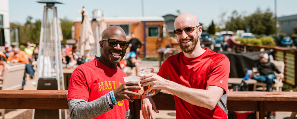 Toasting Glasses, Photo Credit: Allagash Brewing Company via Bikes Beers Cheers