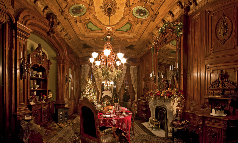 living room victorian mansion