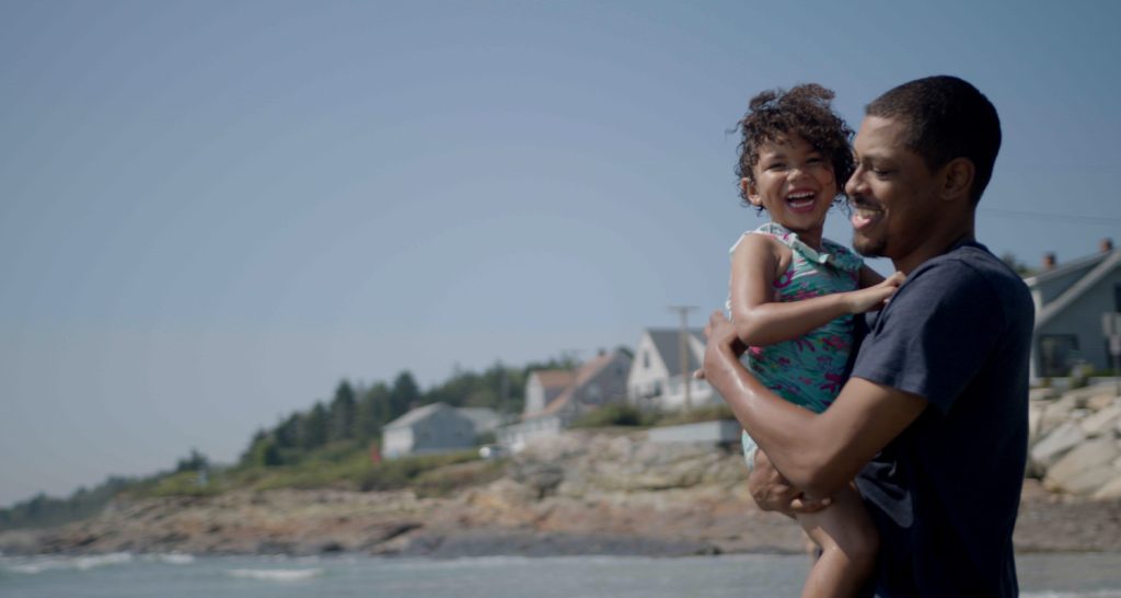 Father and Daughter at Higgins Beach, Photo Credit: Knack Factory