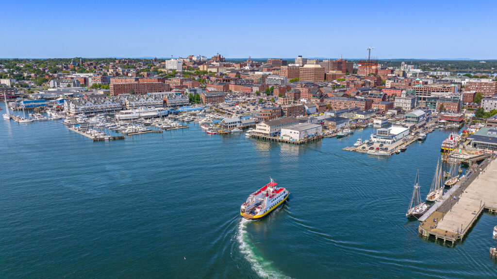 ferry with water, Photo Credits: Peter Morneau Photography