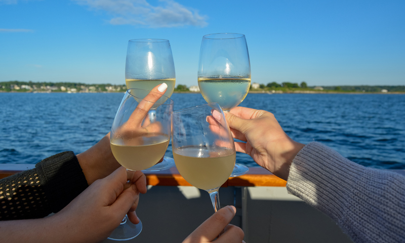 Wine Wise Wine Sail; Photo Credit: Lauren Peters at Visit Portland