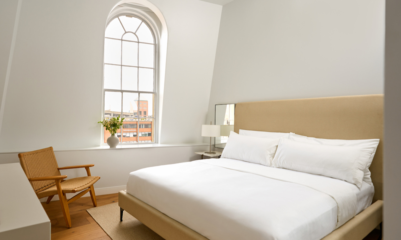 The Docents Collection bedroom; Photo Credit: The Docents Collection