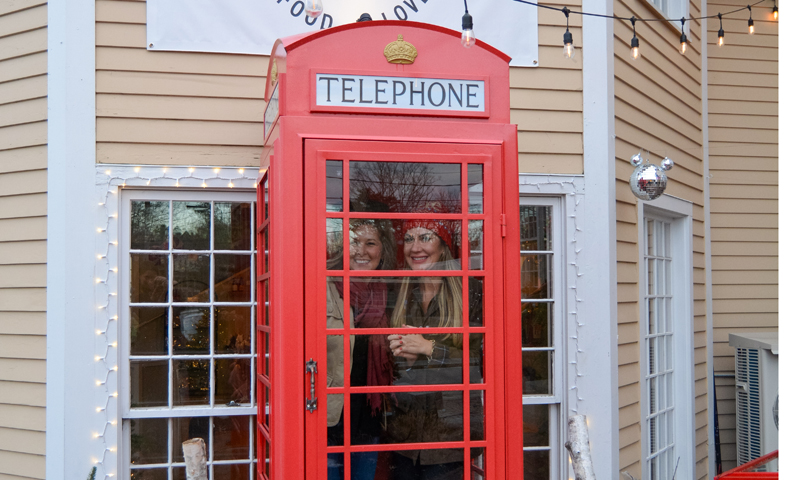 Maine Life shopping filming; Photo Credit: Lauren Peters at Visit Portland